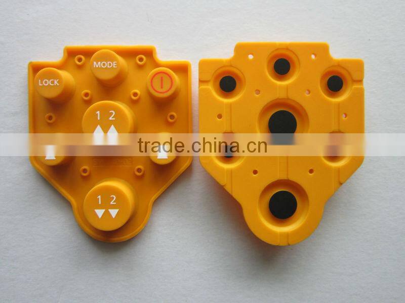 professional production conductive remote control Silicone Keypad