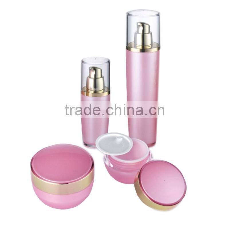 Empty face cream acrylic cosmetic lotion bottles