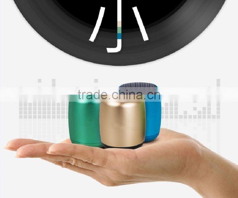 Unique design new style mini portable bluetooth speaker with self-timer, remote shutter for mobile phones