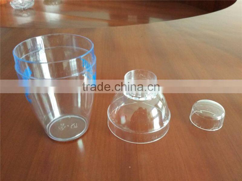 10oz Boston Shaker, shaker with cover and strainers