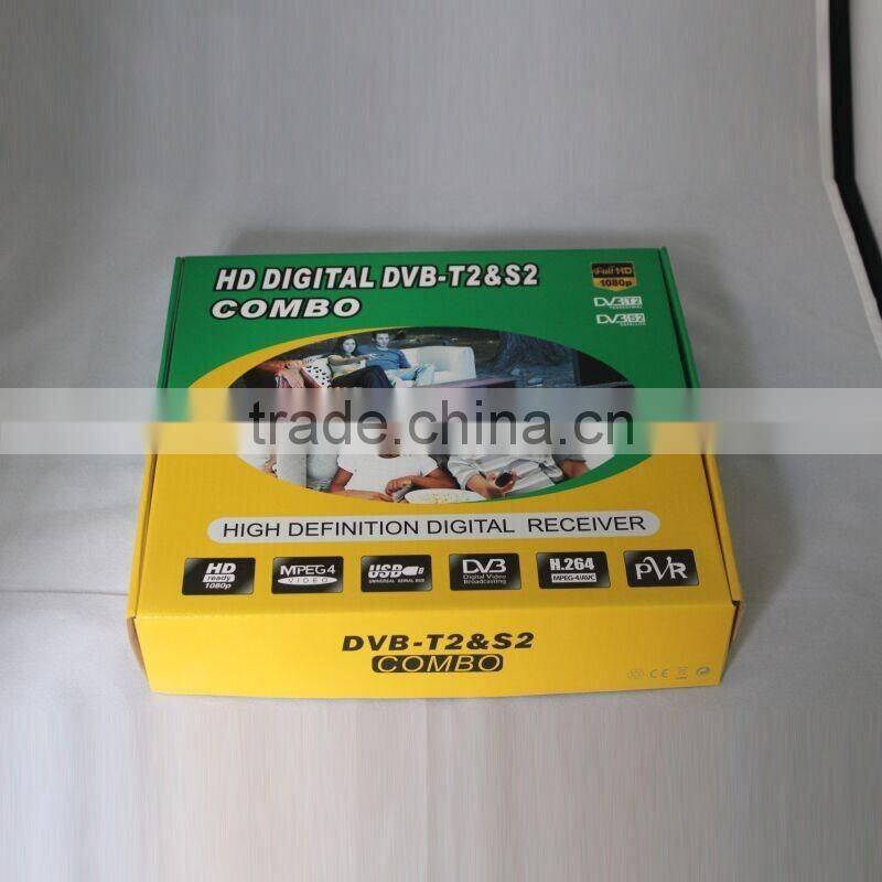 Factory Cheap Price Combo Receiver DVB-T2 DVB-S2 TV Decoders With Wifi