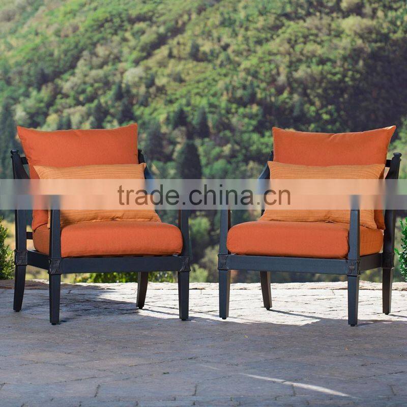 Sigma cast aluminum patio furniture outdoor sofa sets loveseat sofa