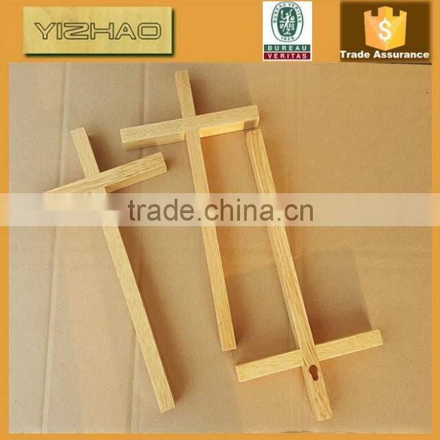 Nice Irregularly Shaped Vintage Wooden Crucifix, Wooden Crucifix