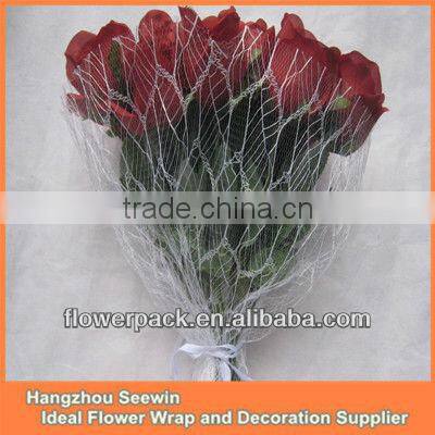 Leaves Mesh Netting Roll and Flower Mesh Roll