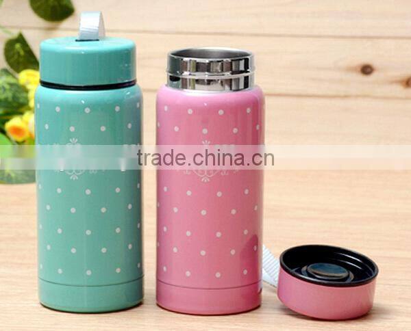 Supply Creative fashion Candy colors multifunctional stainless steel thermos cup / cold reserving cup (220ml)