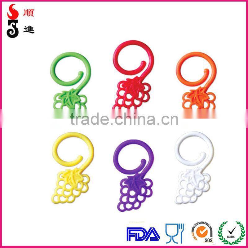 daisy silicone party glass markers,wine glass identifiers