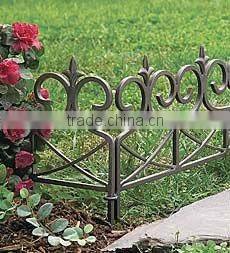 vinyl decorative metal removable garden fence