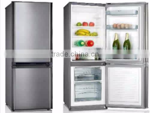 139L Integrated Solar Double-door Upright Refrigerator with built-in Lithium battery