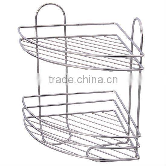 Metal wire fiower-shape fruit basket