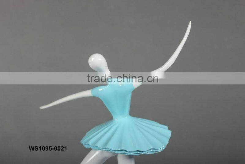 resin craft Lovely dancing girl ballerina statue