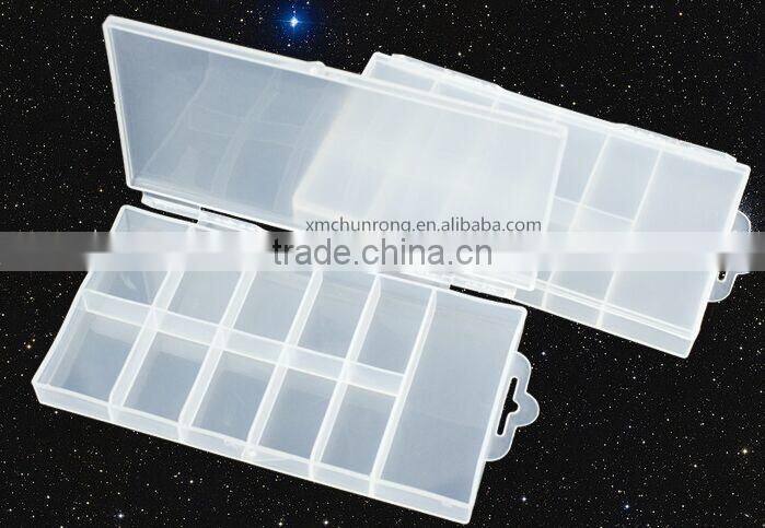 Nail Art Acrylic Tips Rhinestone Plastic Case