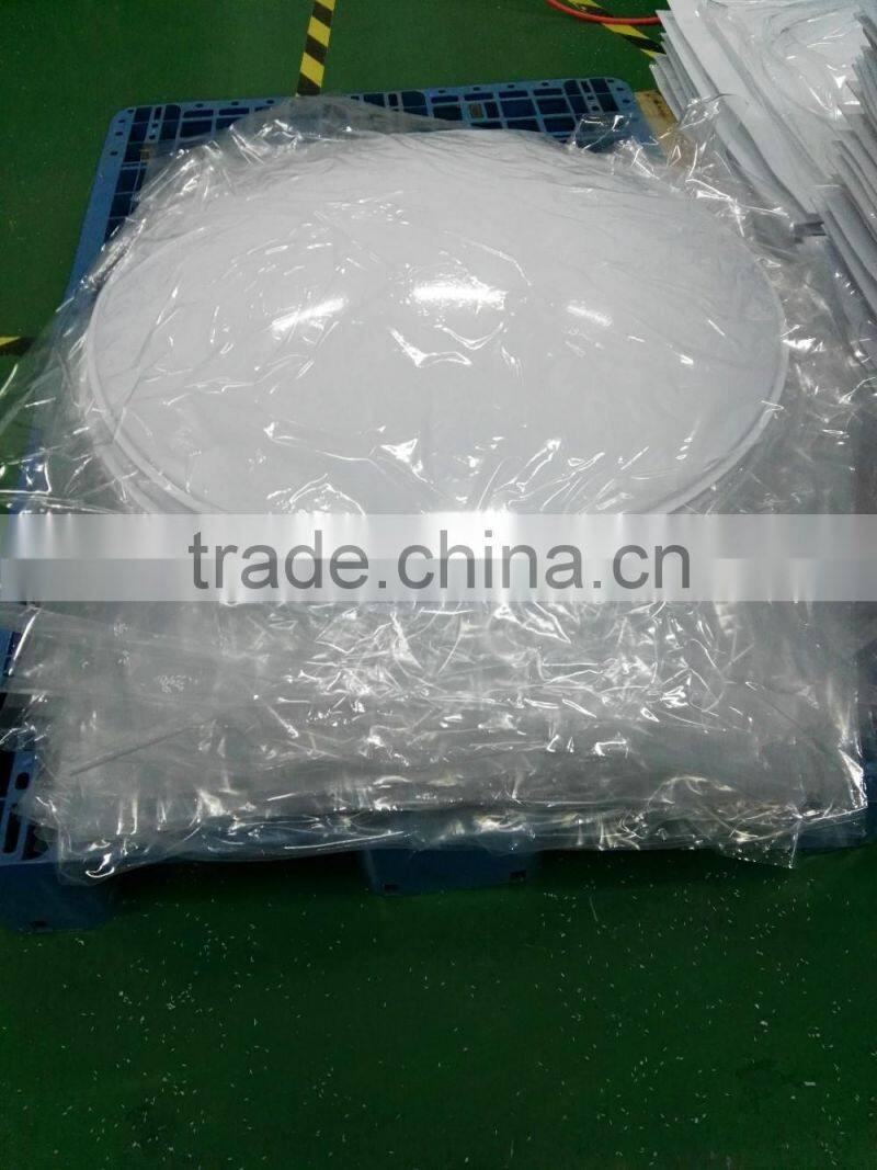 custom bliter plasitc white PMMA lampshade for LED light