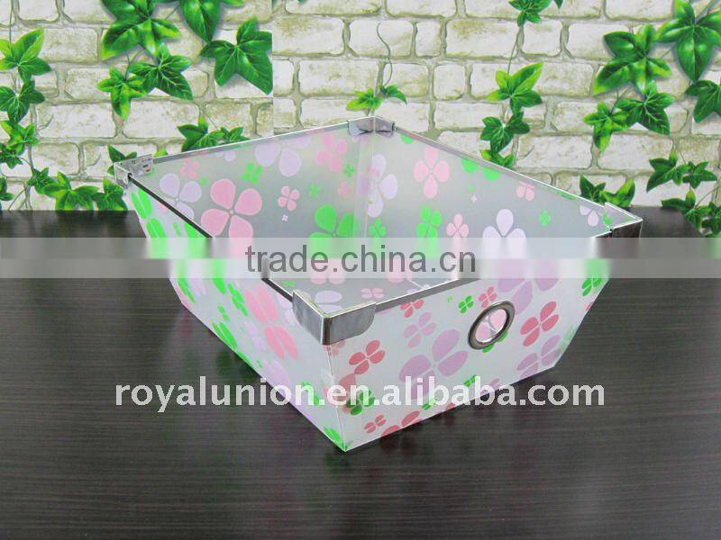Plastic Metal Edging Fruit Basket