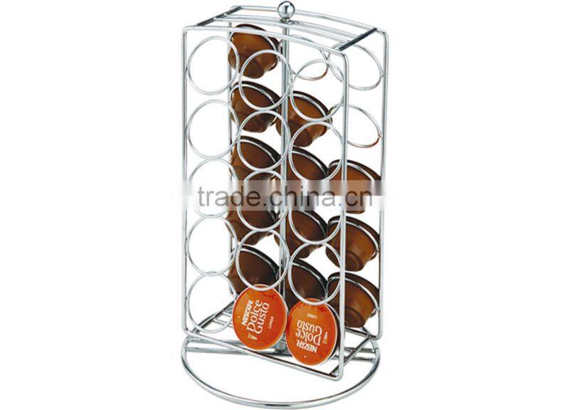 30POD K-CUP CAROUSEL COFFEE HOLDER WITH POWDER COATING