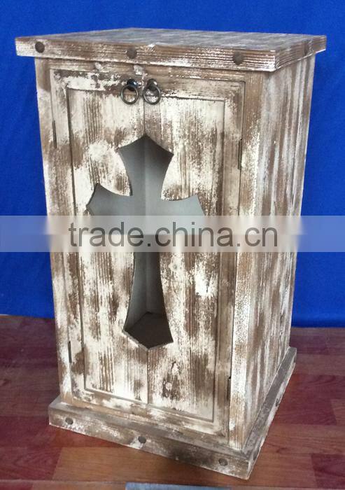 2015 Decorative vintage wood cabinet with nice carving pattern