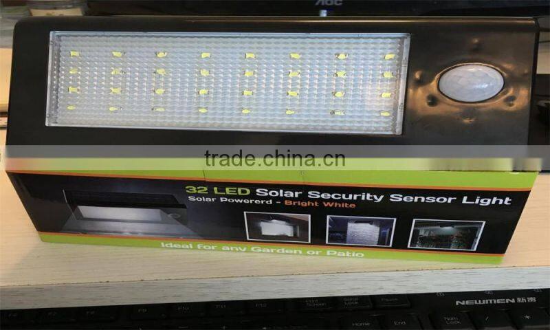 FQ-S02 32 LED Solar Security Sensor Light,Movable Bulletin Boards Notice Board Memo Board,desktop memo board