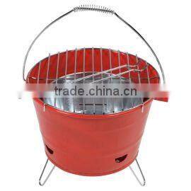 Outdoor BBQ Portable Barbecue Bucket Festival Camping Grill