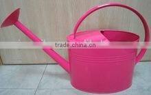 High Quality 7L Oval Metal Watering Can/ Colorful Metal Garden Toys/ Metal Flower Planter
