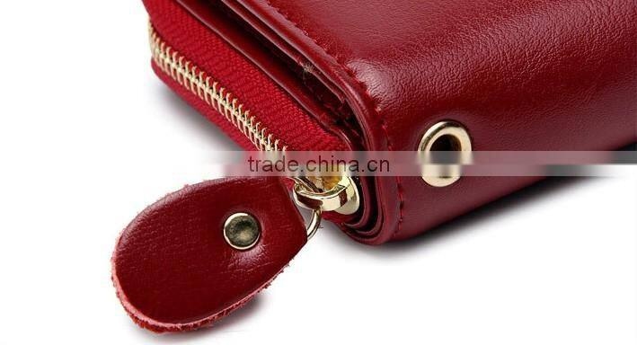 Hot selling leather large capacity clutch bag women purse clutch bag