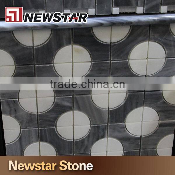 High quality marble mosaic art pictures mosaic wall