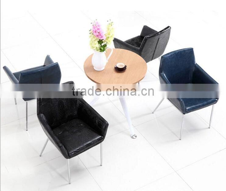 chic modern stainless steel leather show chair restaurant coffee shop club bar chair customized project furniture top supplier