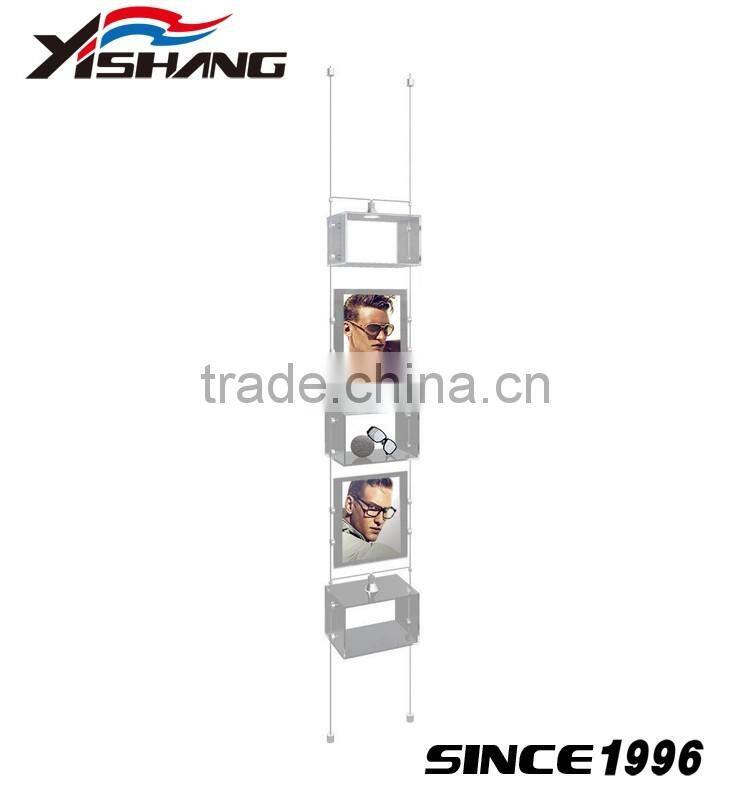 New product hanging metal shelf eyeglasses display