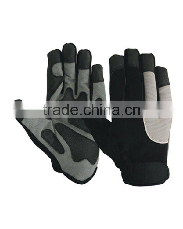 Fingerless Safety Sport Mechanic Glove
