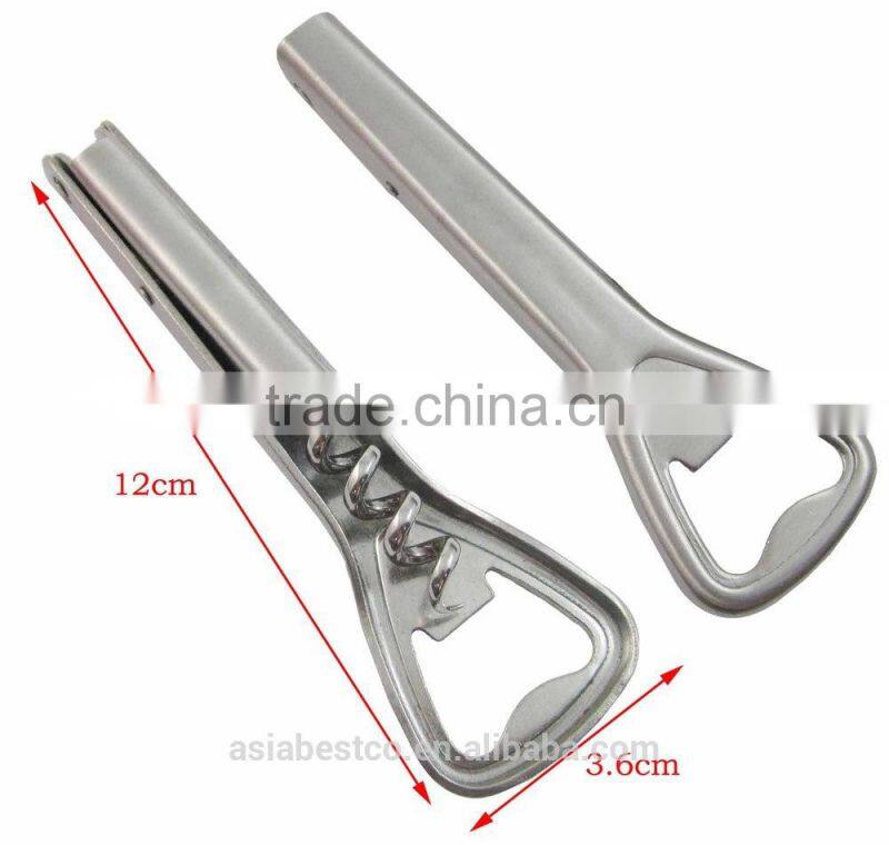 Metal Multifunctional Beer Bottle Opener Keychain