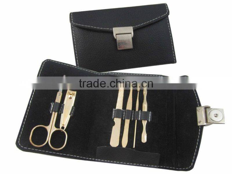 Fashional Leopard Print Pouch Nail Care Kit