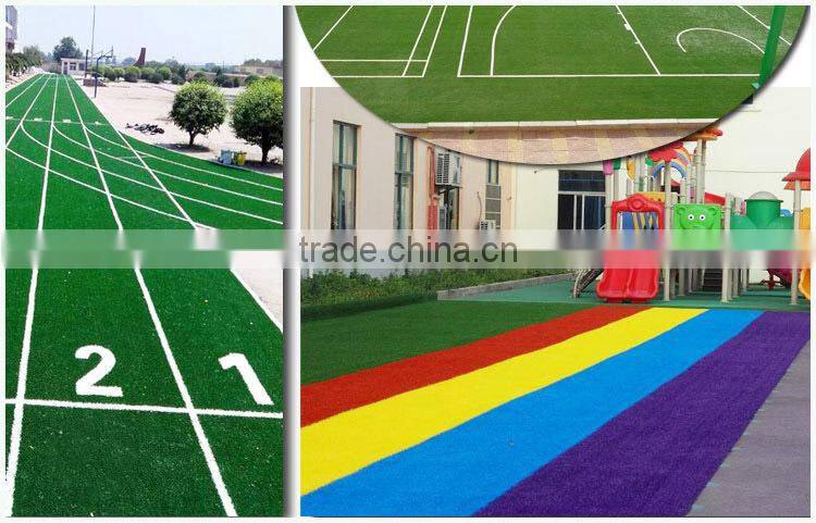25mm red color Synthetic Lawn for day care centers