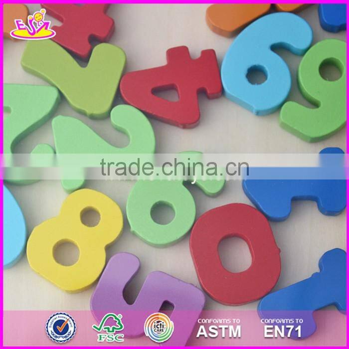 2017 New design toddlers educational numbers wooden math games for kids W14B073