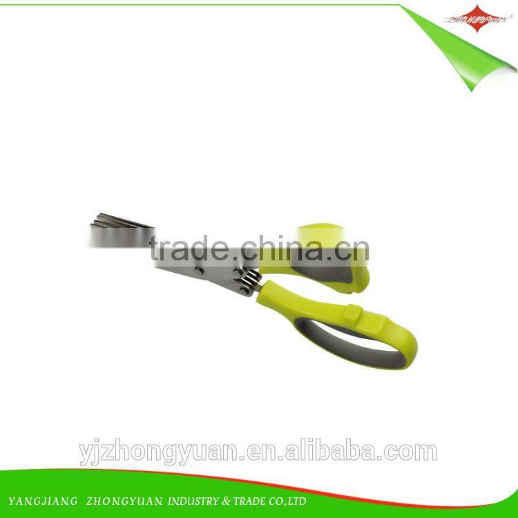 multipurpose ktichen 5 blades herb scissors