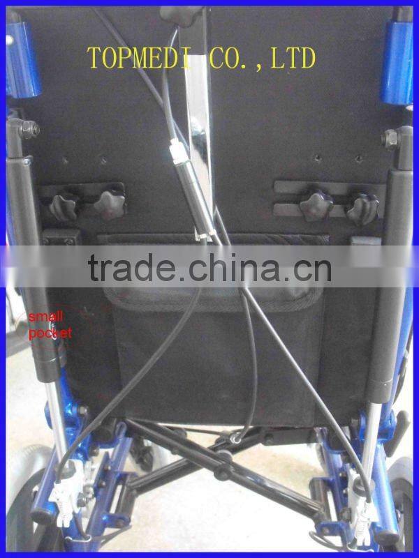 RehabiAluminum chair frame high back reclining wheelchair for cerebral palsy children/ cp chair/electric power /folding/economic
