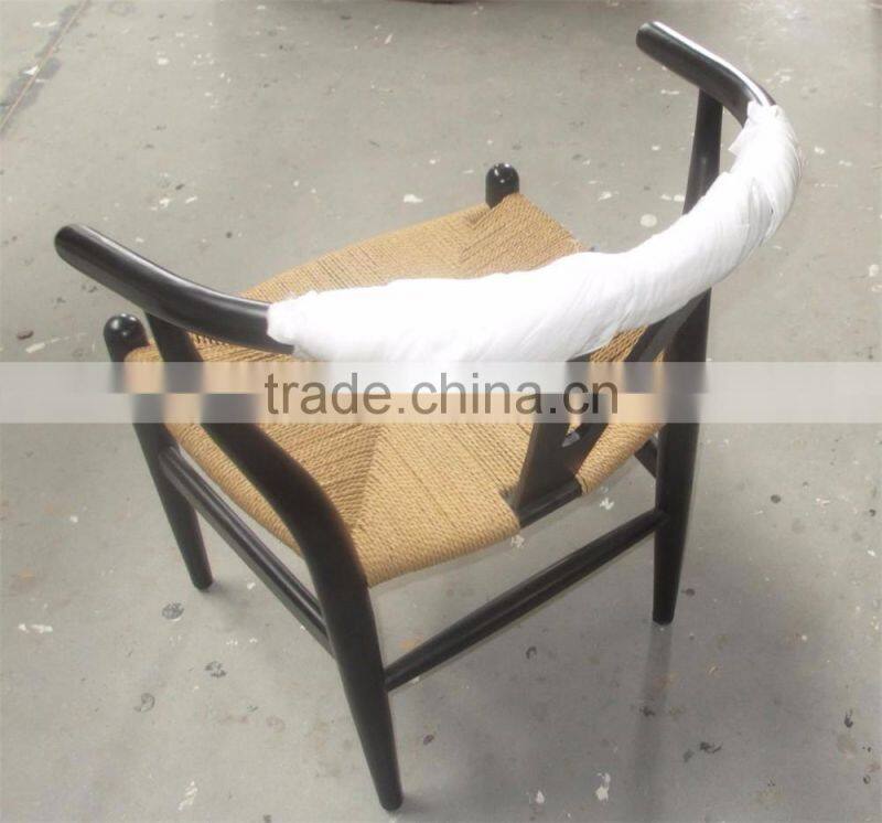 natural wood design Y style dining chair modern dining table