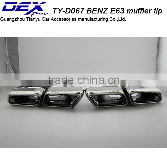 DEX TianYu hot sale car accessories tuning b-enz amg e63 exhaust muffler tip