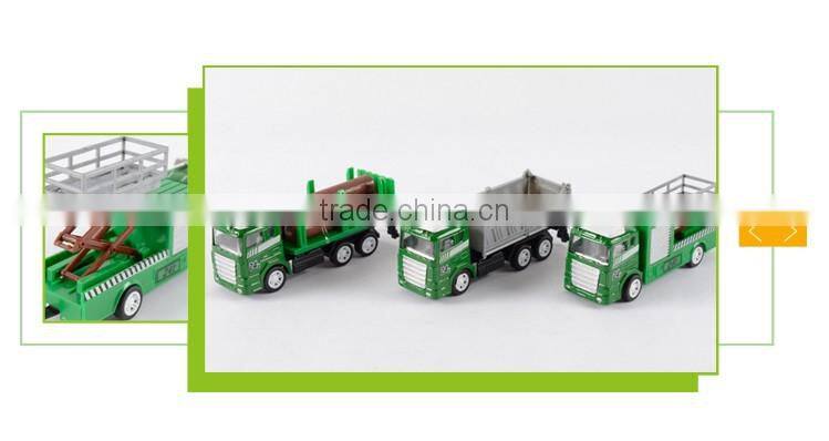 Top selling 1:60 high quailty diecast model metal toy truck and trailer