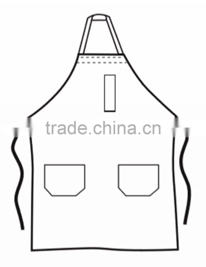 hot sell Spun polyester bib apron