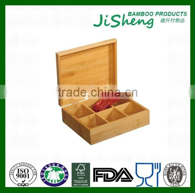 2016 Fashion and nice bamboo box, bamboo storage box, bamboo tea box