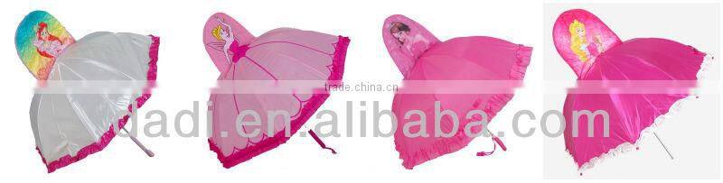 2017 Fashion Cartoon Girl Rain Umbrellas