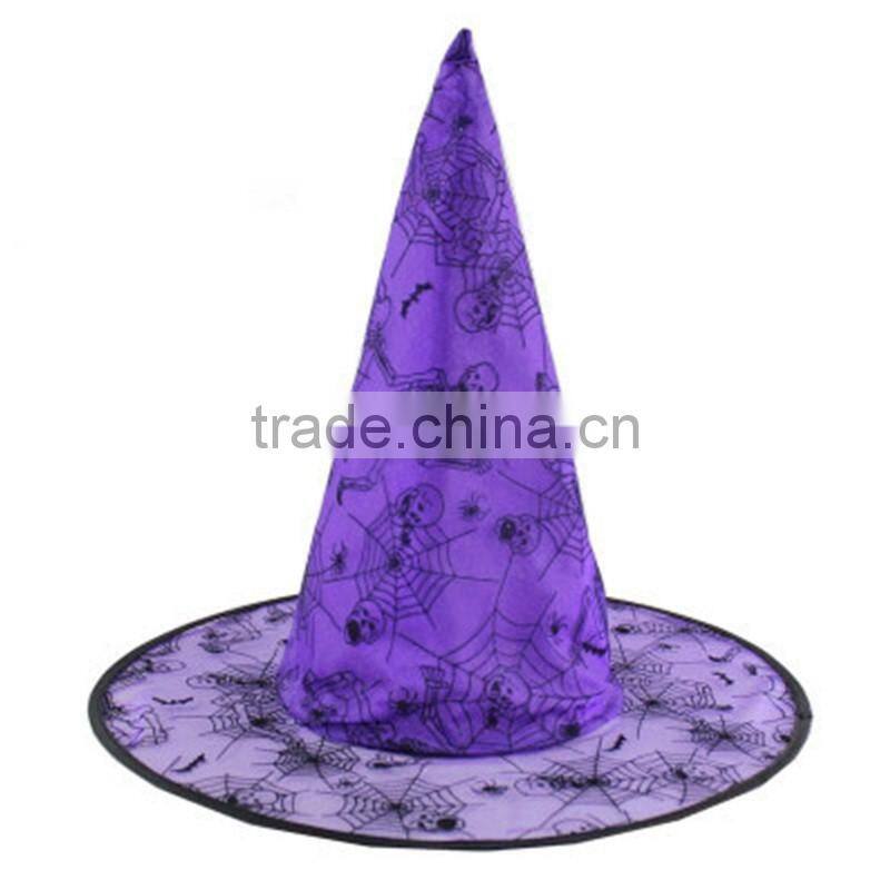 Hallowmas Cuspidal Witch Hat With Printed
