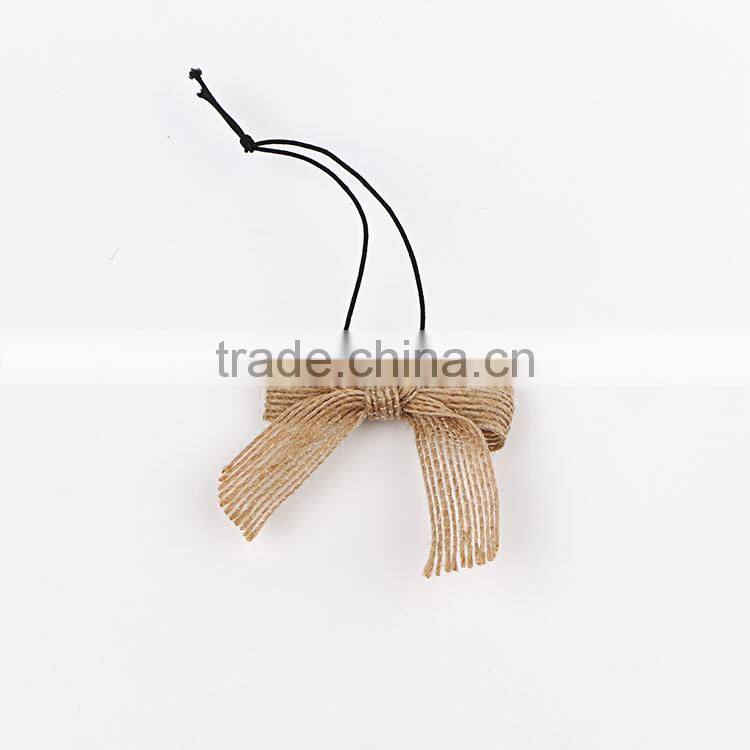 New Design Jute Burlap Ribbon Bows for Christmas Decorative