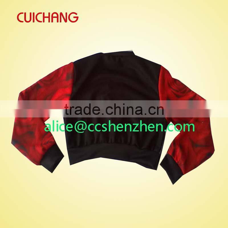 Cropped sweatshirts & crop top pullover hoodie&custom crop hoodies