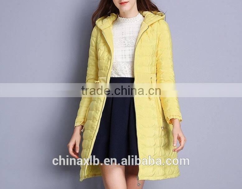 Elegant winter fashion collar wool coat for woman
