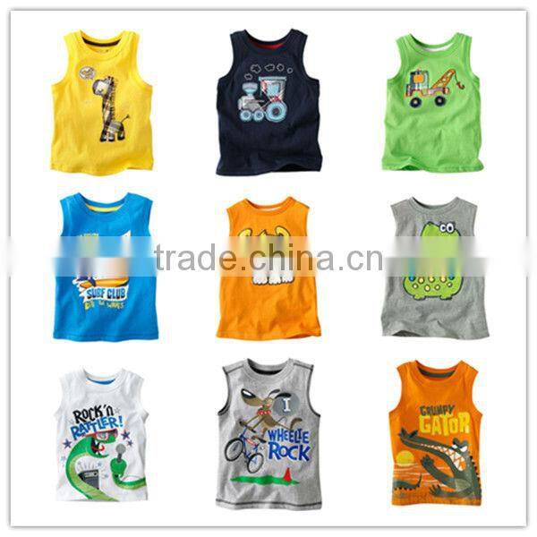 Cheap factory sales baby clothes,100% cotton fashion t shirt