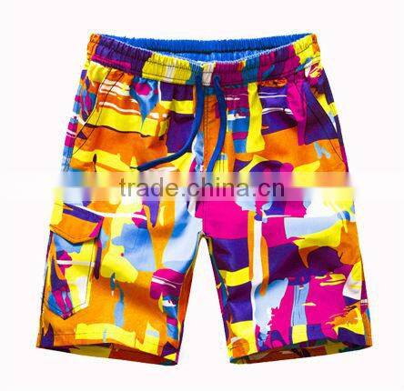 summer colorful beach shorts sublimation printing