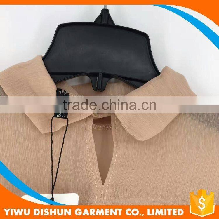 Women latest designs good quality layered prom chiffon pink dress