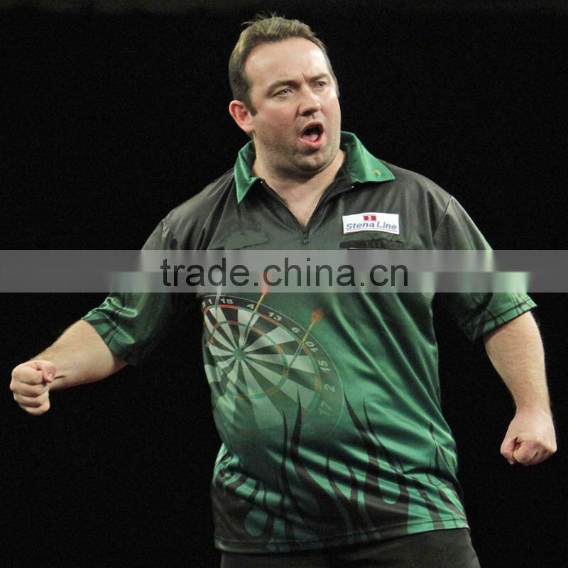Customized sublimation dart shirt