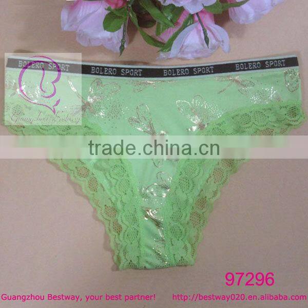Hot sale sex costume cheeky panties with lace in Apparel