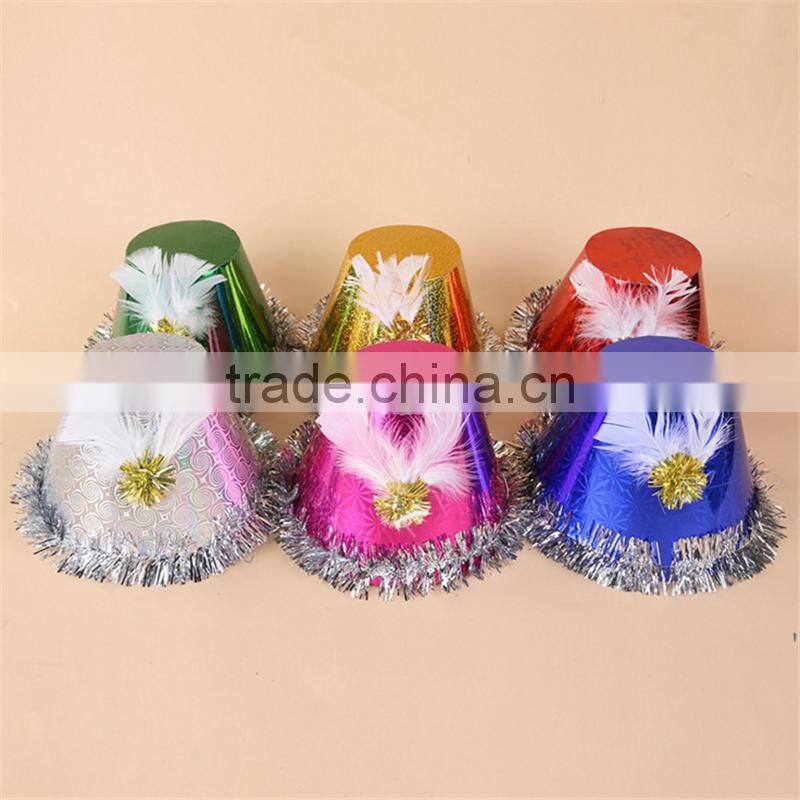 Nice good quality Christmas paper hat/cap for decoration party or christmas