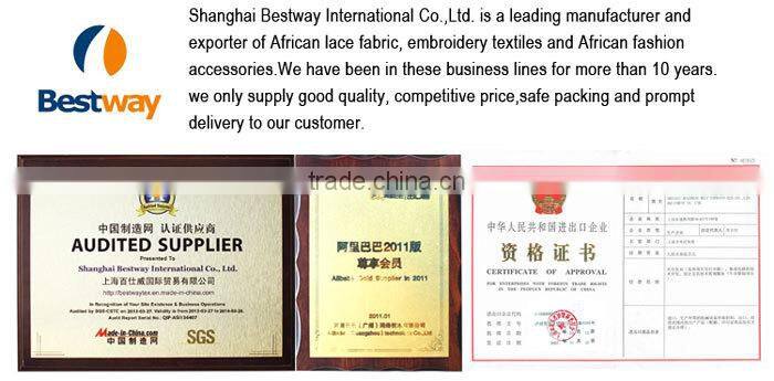 Bestway Fashionable 3D French Net Laces Fabric FL0182-2